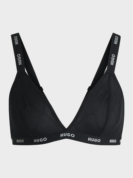 Hugo Триъгълен Спортен Дантелен 10269332 01 50535247-001 Черен