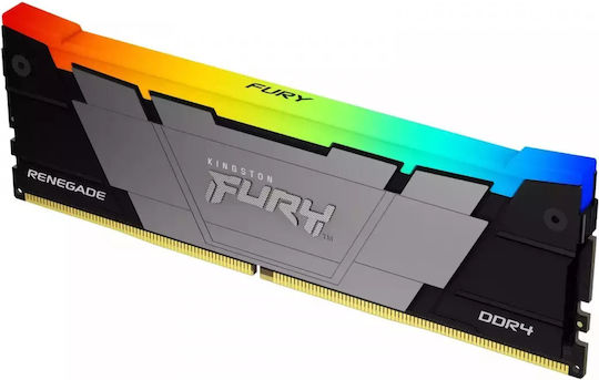 Kingston Fury Renegade DDR4 64GB RAM με 2x32GB Modules και Ταχύτητα 3600 για Desktop