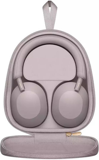Sony WH-1000XM5 Безжични / Жични Over Ear Слушалки с 30 часа Работа и Бързо Зареждане Розови