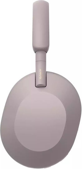 Sony WH-1000XM5 Безжични / Жични Over Ear Слушалки с 30 часа Работа и Бързо Зареждане Розови
