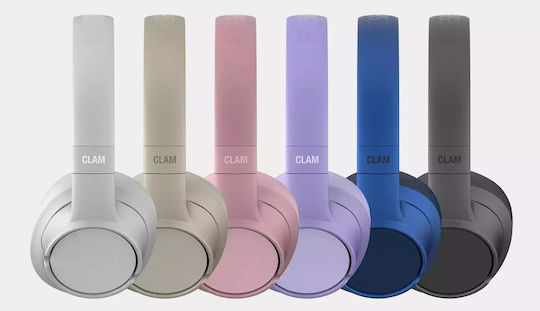 Fresh 'n Rebel Clam Fuse Wireless / Wired Over Ear Headphones with 45 hours of Operation Storm Grey