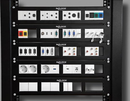 DeLock D-Typ Modul für Easy 45 Patch Panel 5St 81405 5Stück