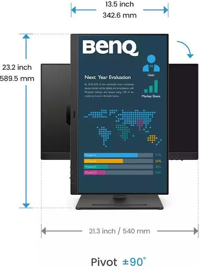 BenQ BL2490T IPS Monitor 23.8" FHD 1920x1080