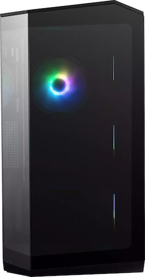 MSI MAG PANO 100R PZ Gaming Midi Tower Κουτί Υπολογιστή με RGB Φωτισμό Μαύρο