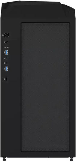 Gigabyte C301 Glass Gaming Midi Tower Κουτί Υπολογιστή με RGB Φωτισμό Μαύρο