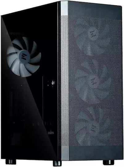 Zalman I4 TG RGB Gaming Midi Tower Κουτί Υπολογιστή με Πλαϊνό Παράθυρο Μαύρο