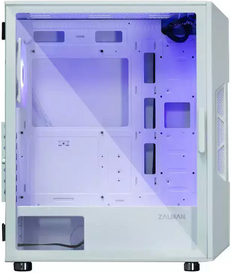 Carcasă computer Zalman I3 Neo Argb White Midi Tower Alb