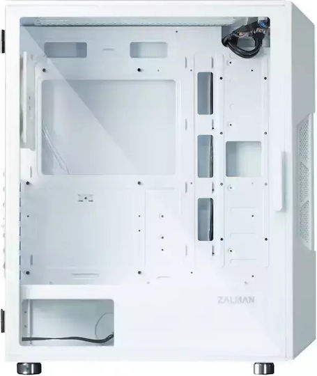 Carcasă computer Zalman I3 Neo Argb White Midi Tower Alb