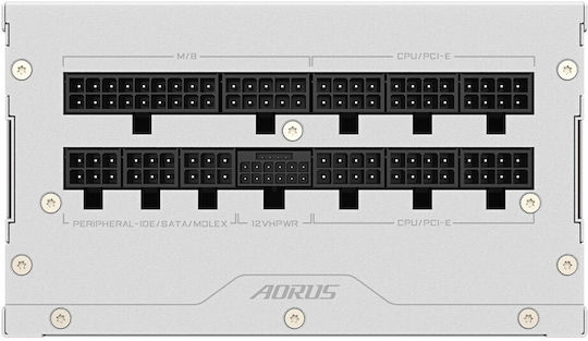 Gigabyte Aorus Elite P850W 850W White Computer Power Supply Full Modular 80 Plus Platinum
