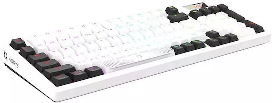 Aqirys Adara Gaming Μηχανικό Πληκτρολόγιο με Haimu Pink διακόπτες και RGB φωτισμό (Αγγλικό US)