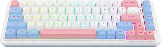 Redragon Ασύρματο Gaming Μηχανικό Πληκτρολόγιο 65% με RGB φωτισμό (Αγγλικό US)