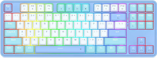 Redragon K707WBB-RGB Gaming Μηχανικό Πληκτρολόγιο Tenkeyless με RGB φωτισμό (Αγγλικό US) StarBlade