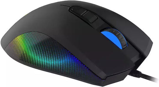Aqirys RGB Gaming Ποντίκι 12000 DPI Μαύρο
