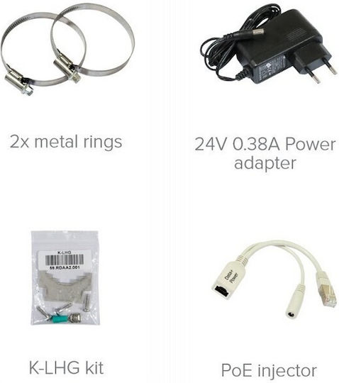 MikroTik RBLHGG-5acD-XL 4pack Access Point Κεραίας