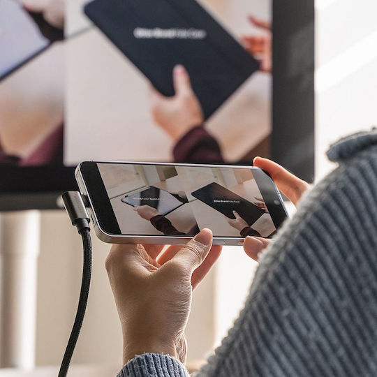 Ringke Видео Кабел USB 3.2 USB-C Мъжки - USB-C 240W PD Черен 1 м