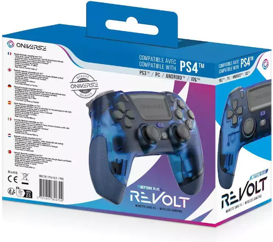 Oniverse Revolt Ασύρματο Gamepad για PC / PS4 / iOS Μπλε