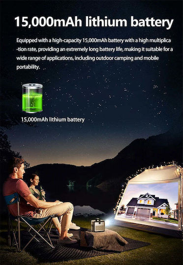 Volto Mini 3D Projector DLP (DMD) Full HD LED Lamp with Wi-Fi and Built-in Speakers Gray