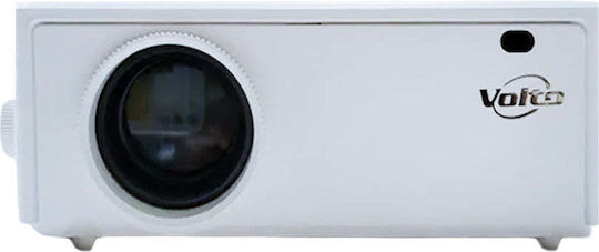 Volto Brightest Projector LCD Full HD Λάμπας LED με Wi-Fi και Ενσωματωμένα Ηχεία