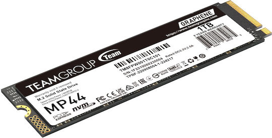 TeamGroup MP44 Graphene SSD 1TB M.2 (тип 2280) с PCI Express 4.0 Съвместим с PlayStation 5 TM8FPW001T0C101