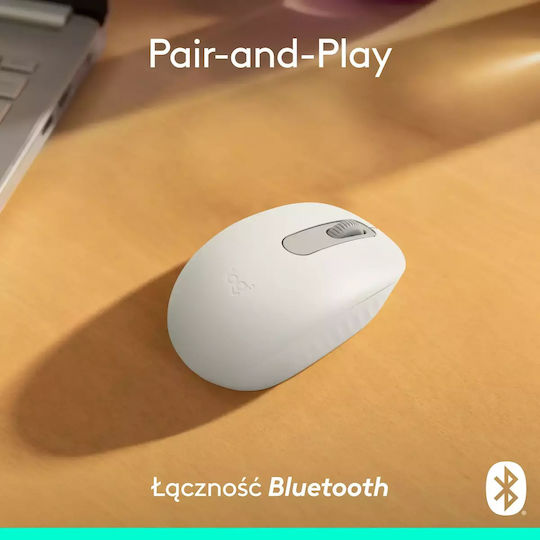 Logitech M196 Безжичен Bluetooth Мишка Off White