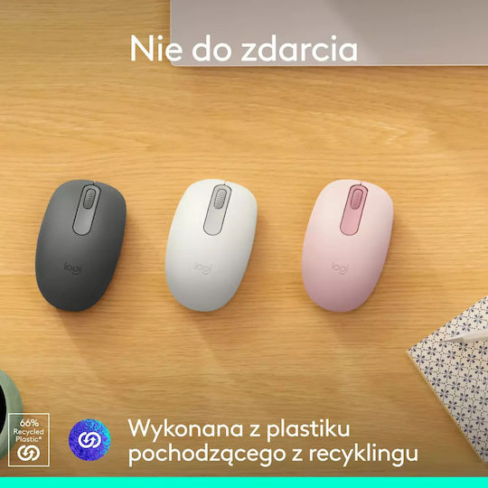 Logitech M196 Безжичен Bluetooth Мишка Off White