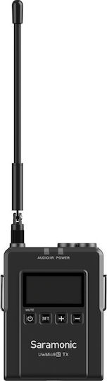 Saramonic UwMic9S Kit 2 (TX+TX+RX) Set Kabelloses Δυναμικό Mikrofon Fliegen, Gürtel Journalistisch
