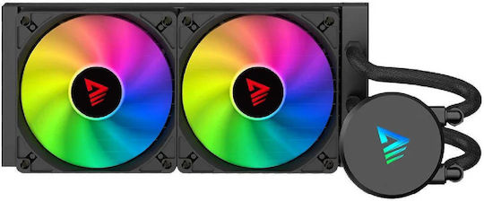 Savio VeloX 240MM Υδρόψυξη AIO CPU με 2 Ανεμιστήρες 120mm και ARGB Φωτισμό