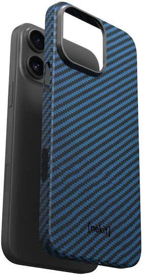 Nekit Задна корица Aramid Fiber 1мм Син (iPhone 16 Pro Max)