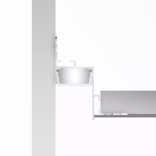 Profil încastrat fără margini Slot Rec D43xD51 2000 mm