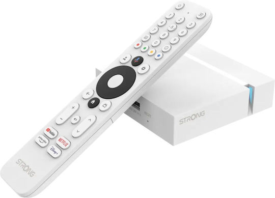 Strong TV Box LEAP-S3+ V2 4K UHD with WiFi USB 2.0 2GB RAM and 2GB Storage Space with Operating System Android and Google Assistant