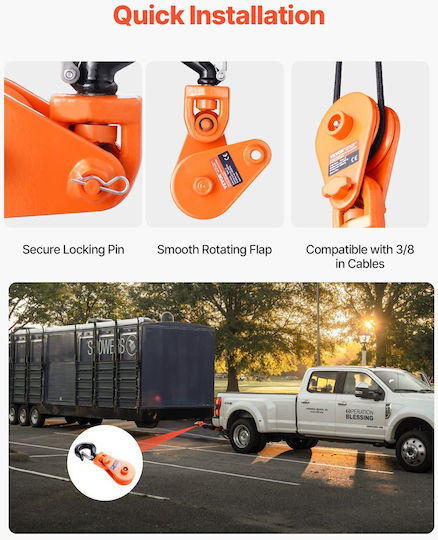 Vevor Lifting & Pulling Equipment for Weight Load up to 4.4t