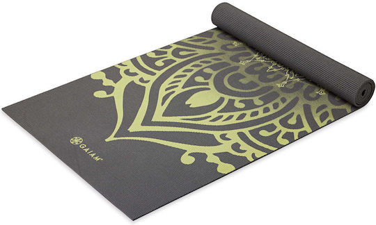Gaiam Premium Στρώμα Γυμναστικής Yoga Μπεζ (173x61cm)