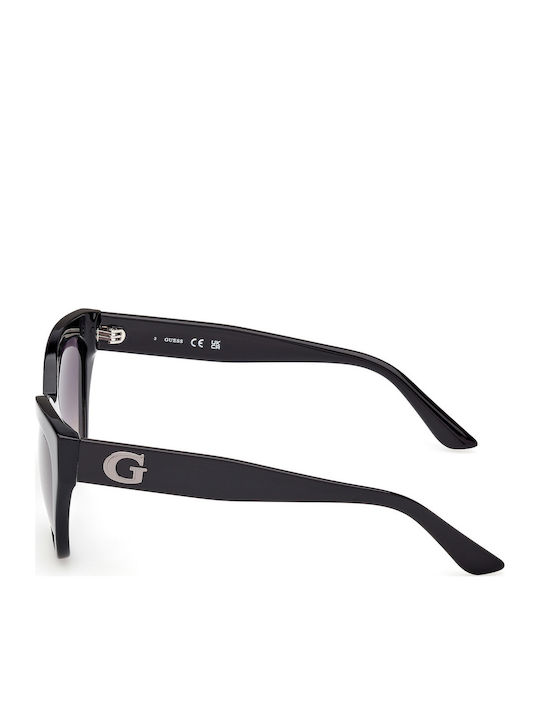 Guess Guess Women's Sunglasses with Black Horn-Rimmed Frame and Grey Gradient Lenses