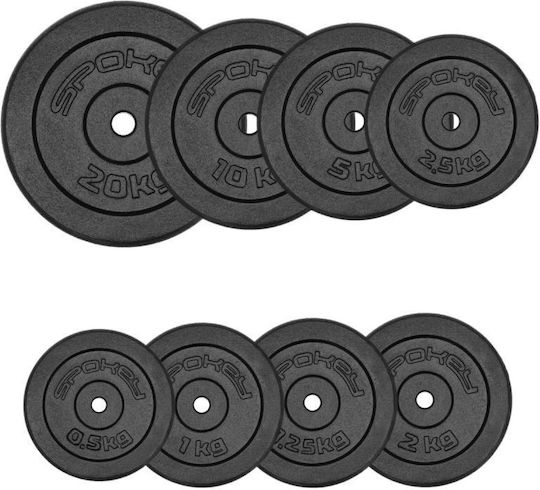 Spokey Sinis Set of Plates Metal 1 x 5kg Ø29mm