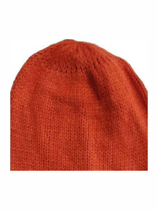 Beanie Γυναικείος Σκούφος Πλεκτός σε Κόκκινο χρώμα
