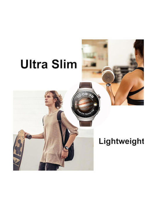 Defense Frame Plastic Case in Black color for Huawei Watch GT 4 46mm