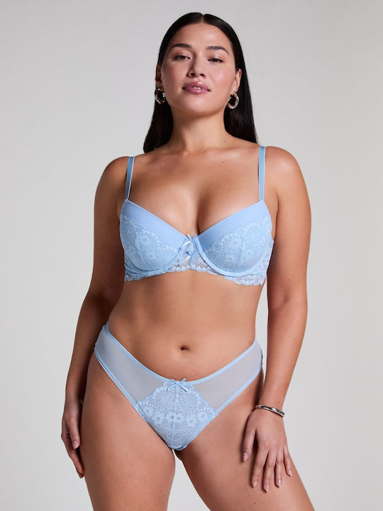 Hunkemöller Дамско Бразилия с дантела Cherry Cerulean