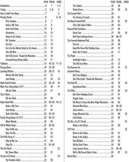 Robertson Banjo Method Book 1 & Online Audio
