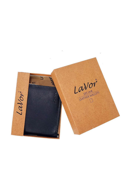 Leather Men's Wallet Cards with RFID Black