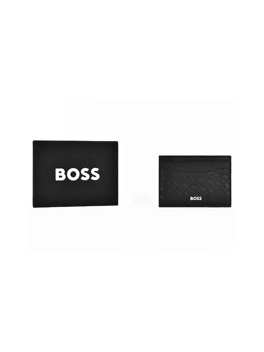 Hugo Boss Мъжка портмоне Карти Черно