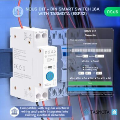 Nous Διακόπτης Ράγας WiFi 110V 16A