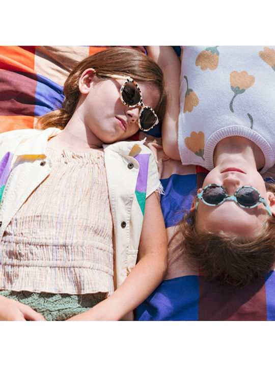 KiETLA Buzz Unbreakable Butterfly Kids Sunglasses with Polarized Lens Beige for 4-6 Years