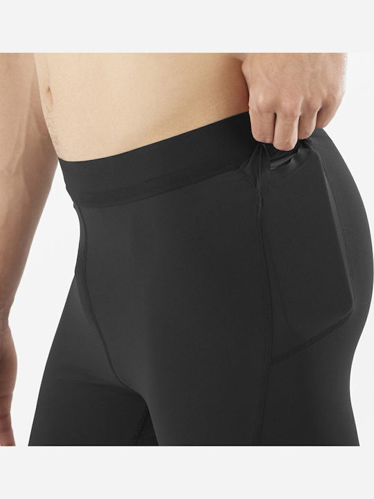 Salomon Sense Aero Ανδρικό Αθλητικό Κολάν Κοντό Μαύρο