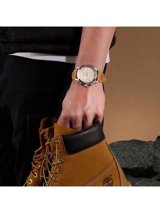Timberland Ρολόι Μπαταρίας με Δερμάτινο Λουράκι Timberland Ρολόι Μπαταρίας με Δερμάτινο Λουράκι