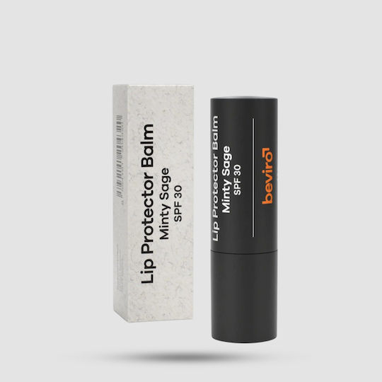 Beviro Lip Balm Για Άνδρες SPF30 Minty Sage 4.2ml