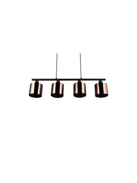 Trio Lighting Κρεμαστό Φωτιστικό Μπρούτζινο