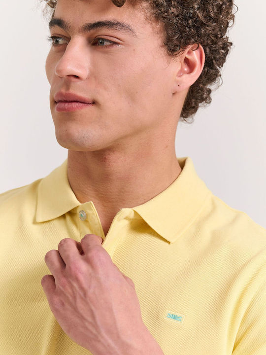 Polo Kurzarmbluse Yellow