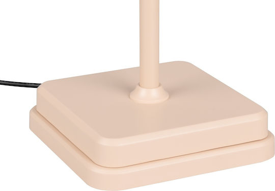 Trio Lighting Plastic Table Lamp with Beige Shade and Base
