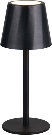 Trio Lighting Μεταλλικό Πορτατίφ LED με Μαύρο Καπέλο και Βάση