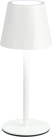 Trio Lighting Metal Table Lamp LED with White Shade and Base